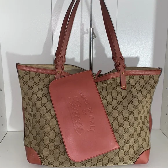 Authentic Rare Gucci GG Tote Bag - Picture 4 of 17